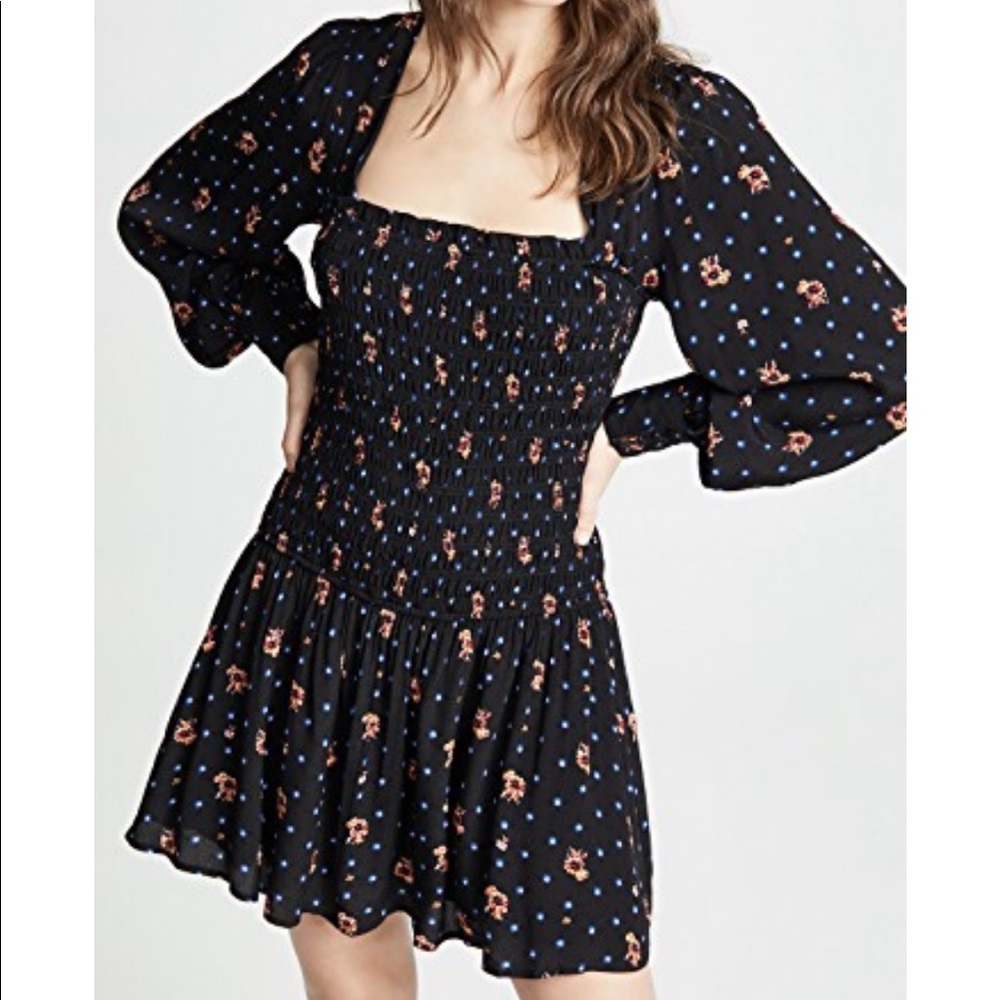 Free People Two Faces Mini Dress